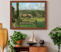 Landscape At Les Patispontoise by Camille Pissarro