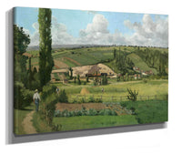 Landscape At Les Patispontoise by Camille Pissarro