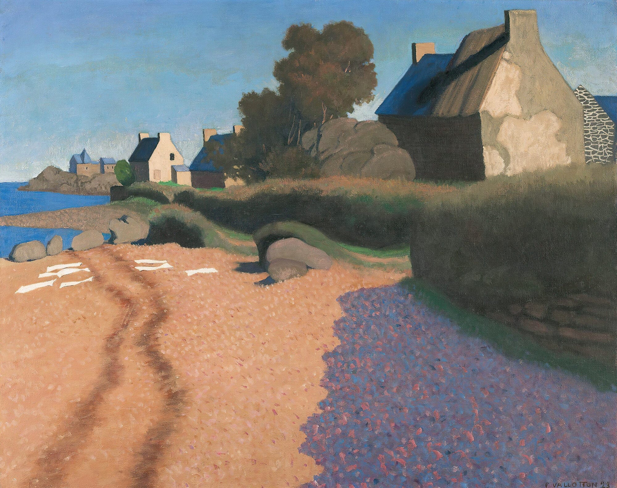 Landscape At Loguivy by Felix Vallotton