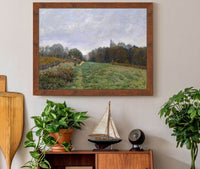 Landscape At Louveciennes by Alfred Sisley