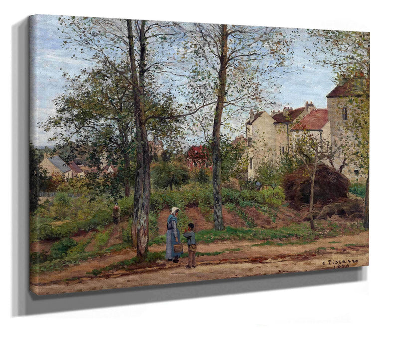 Landscape At Louveciennes by Camille Pissarro