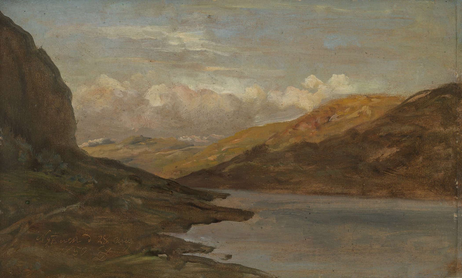 Landscape At Nystuen In Filefjell by Johan Christian Dahl