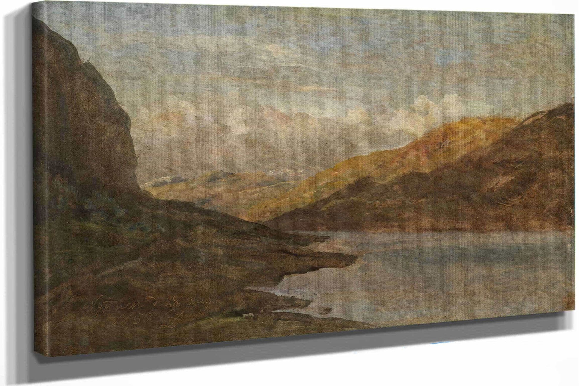 Landscape At Nystuen In Filefjell by Johan Christian Dahl