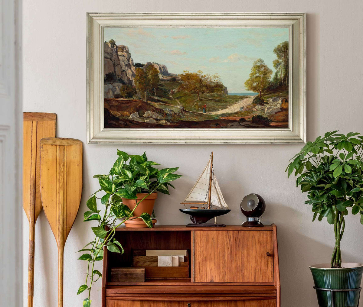 Landscape At Saint Andre Near Marseilles by Paul Gauguin