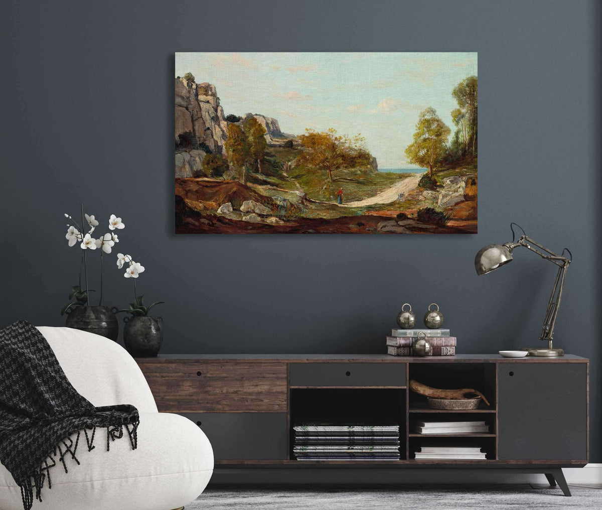 Landscape At Saint Andre Near Marseilles by Paul Gauguin