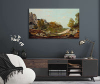 Landscape At Saint Andre Near Marseilles by Paul Gauguin