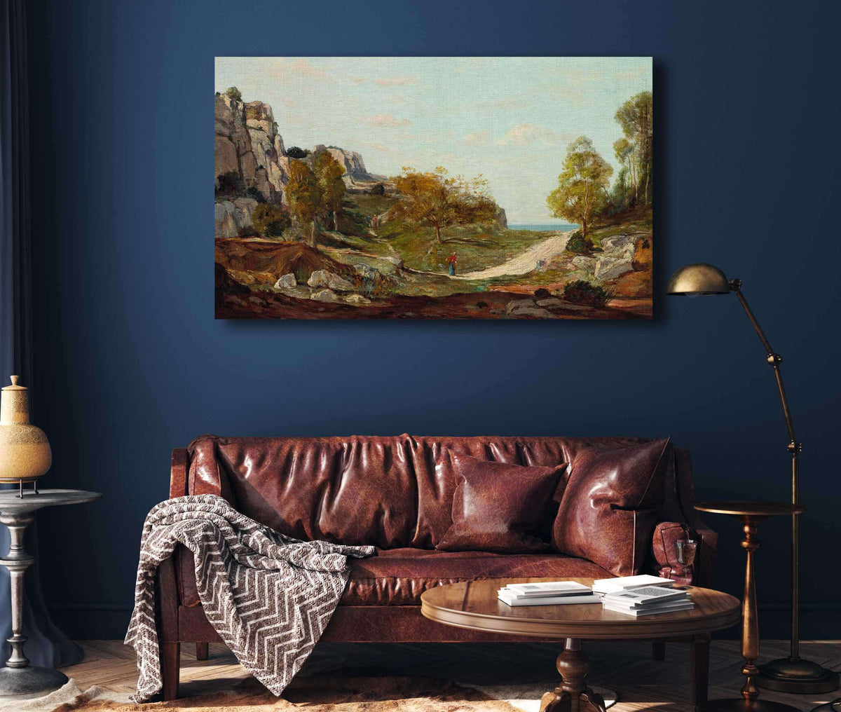 Landscape At Saint Andre Near Marseilles by Paul Gauguin