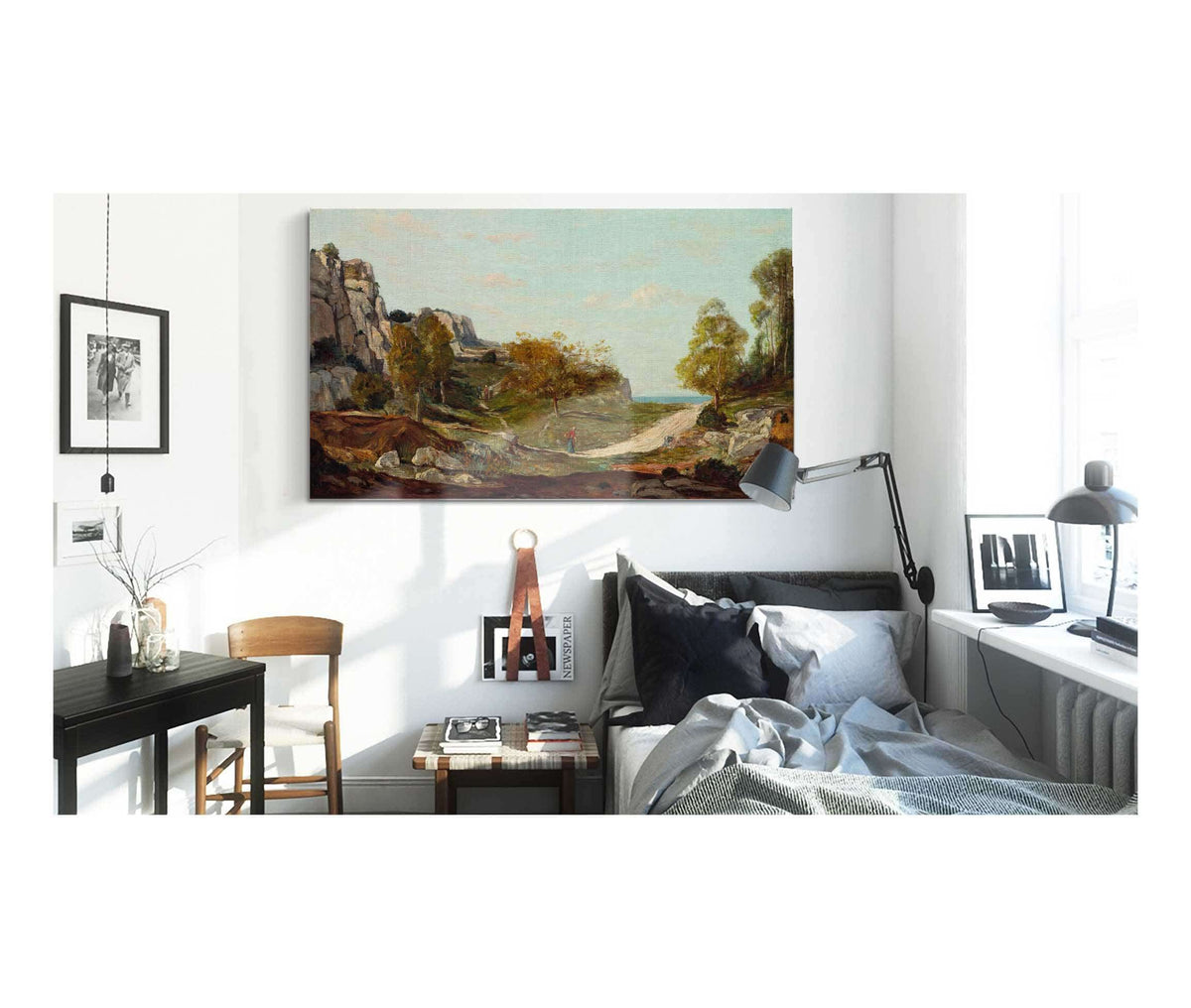 Landscape At Saint Andre Near Marseilles by Paul Gauguin