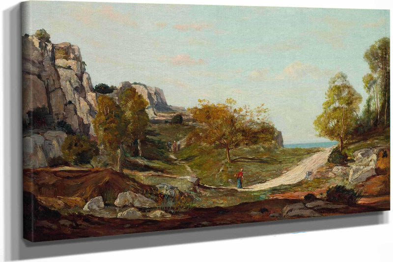 Landscape At Saint Andre Near Marseilles by Paul Gauguin