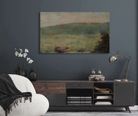 Landscape At Saint Ouen by Georges Seurat