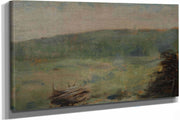 Landscape At Saint Ouen by Georges Seurat