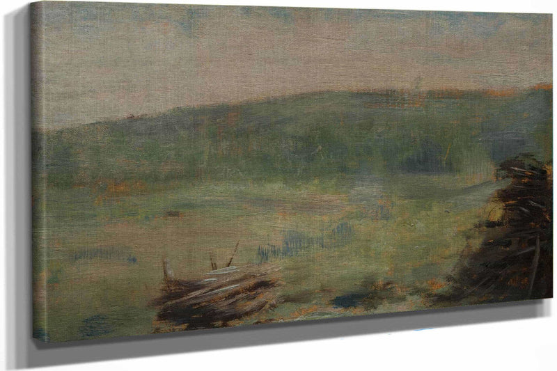 Landscape At Saint Ouen by Georges Seurat