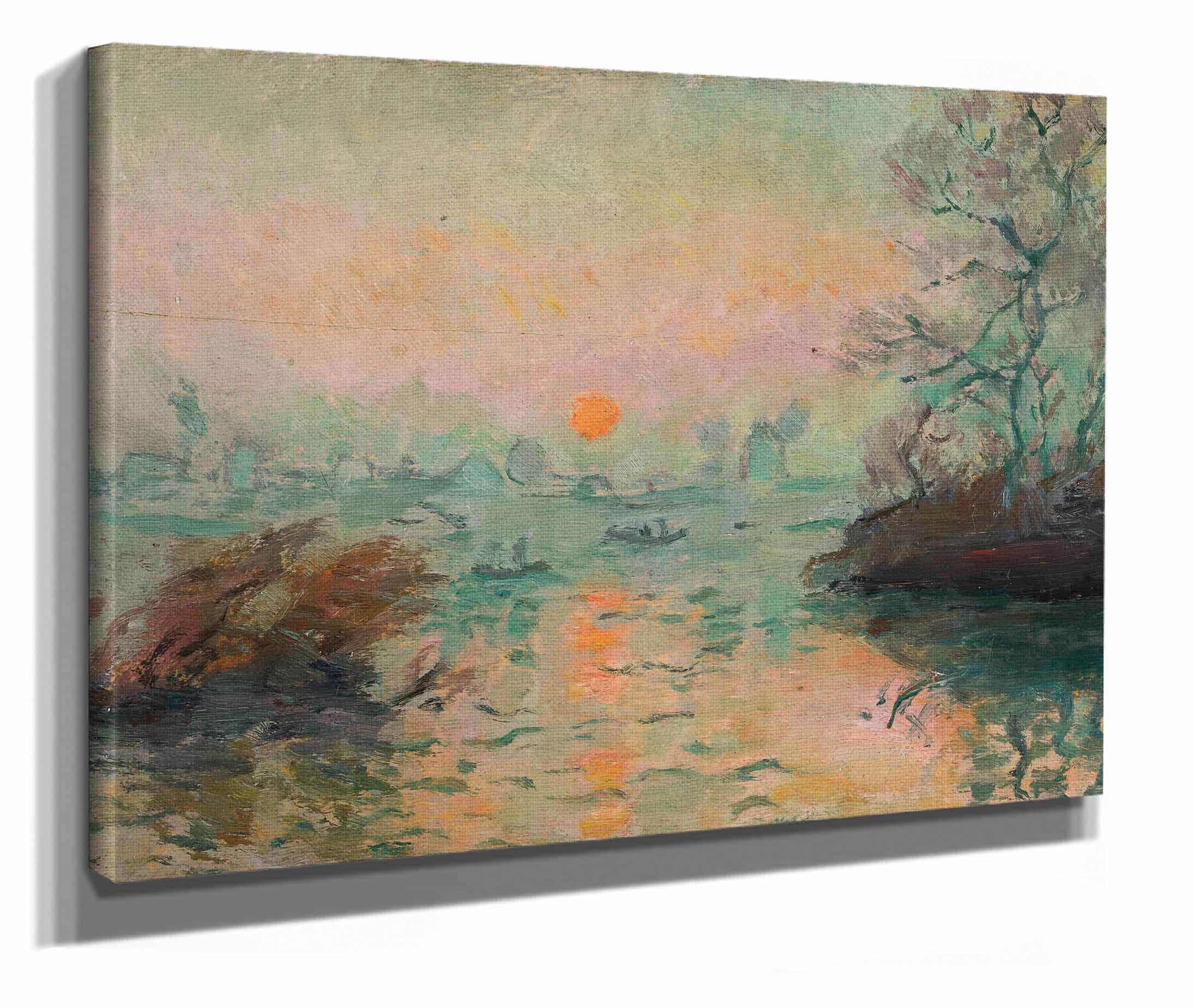Landscape At Sunset by Tadeusz Makowski