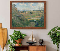 Landscape Bazincourt by Camille Pissarro