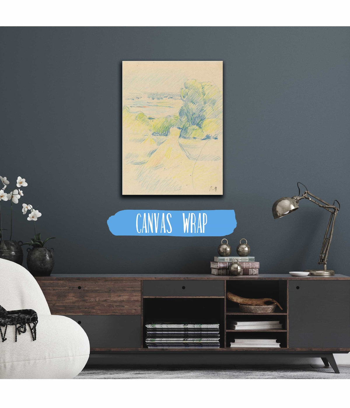 Landscape by Berthe Morisot