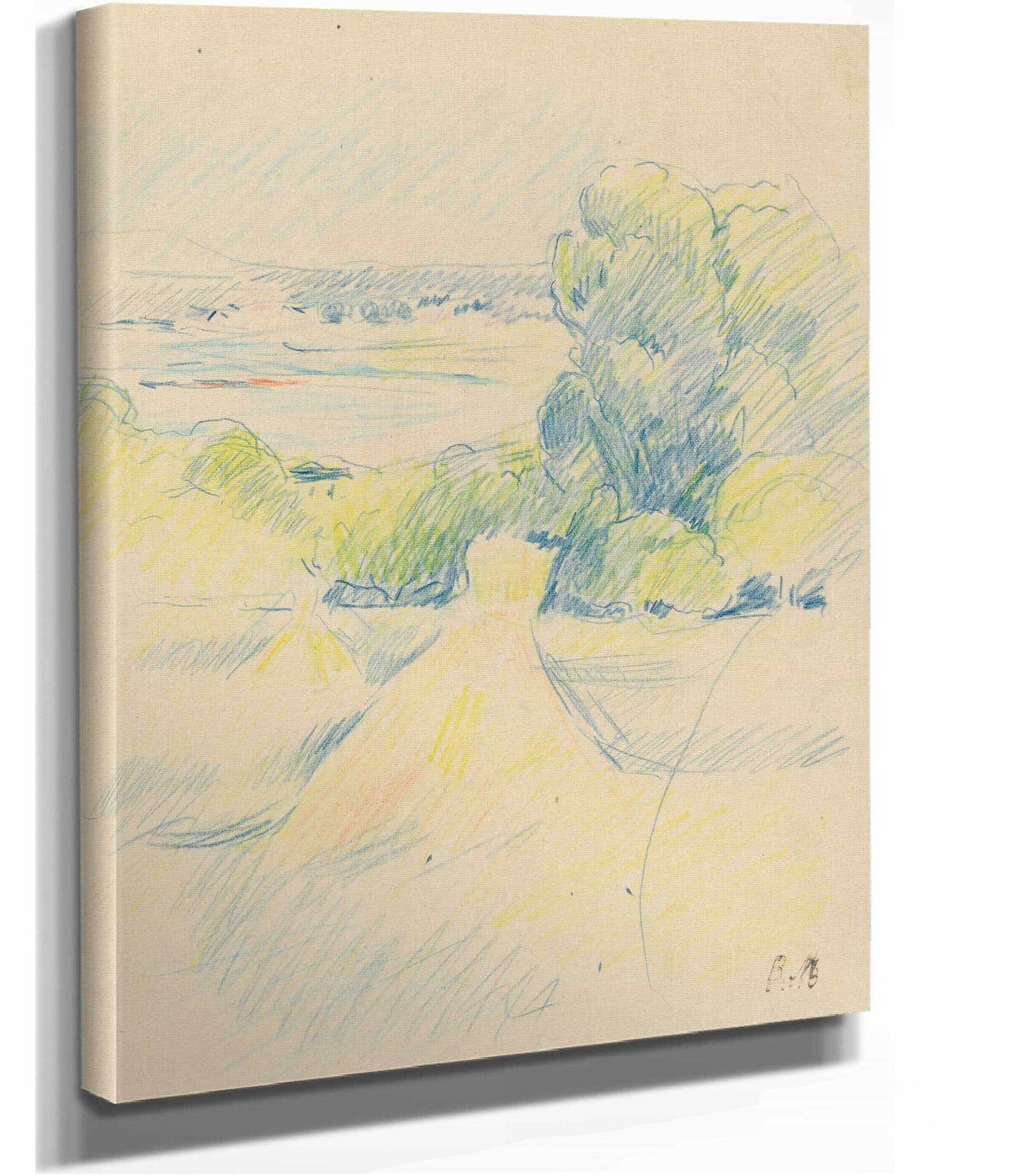 Landscape by Berthe Morisot