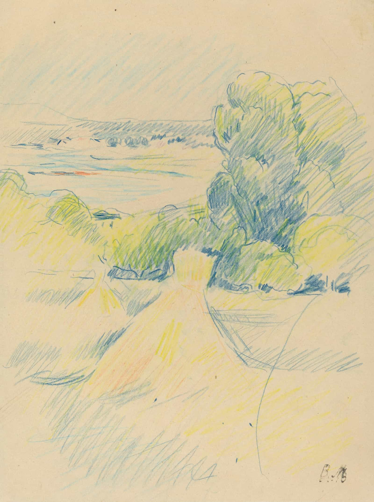 Landscape by Berthe Morisot