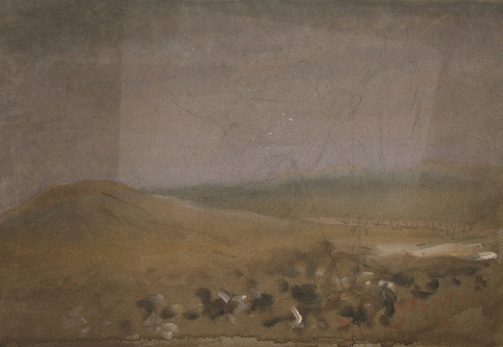 Landscape by Edwin Austin Abbey