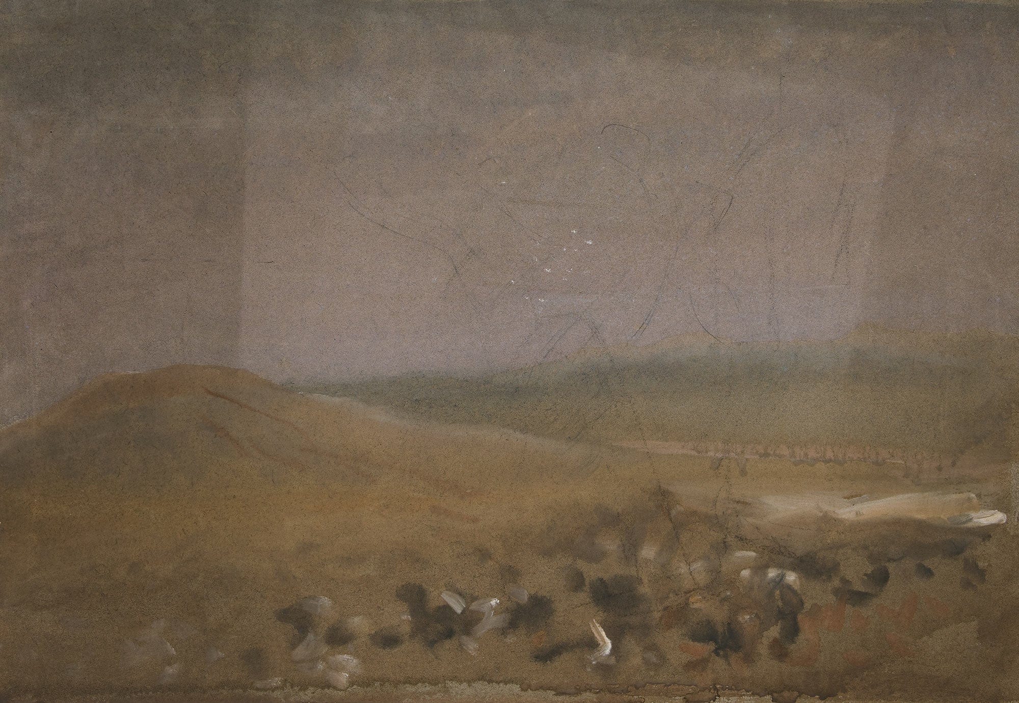 Landscape by Edwin Austin Abbey
