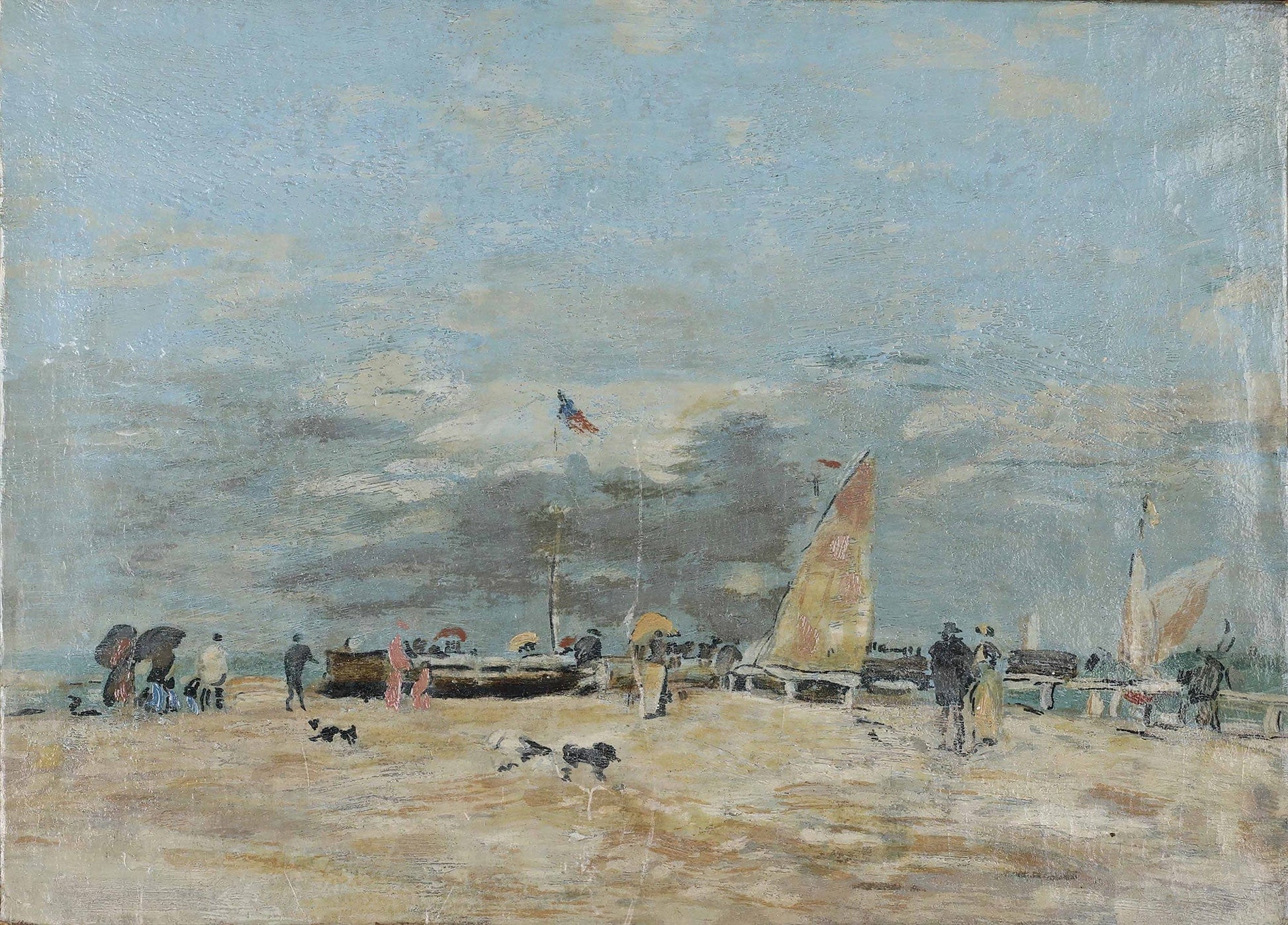 Landscape by Eugene Boudin