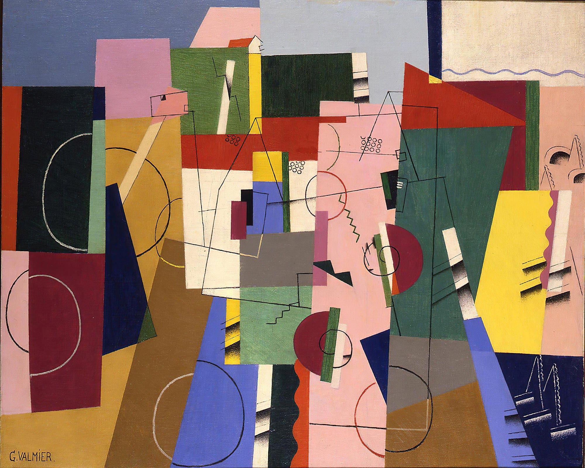 Landscape by Georges Valmier