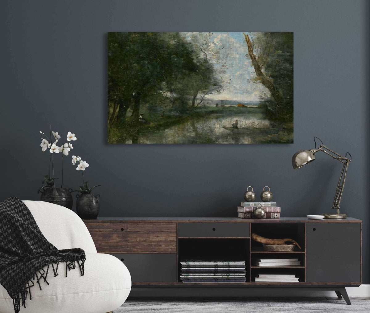 Landscape by Jean Baptiste Camille Corot