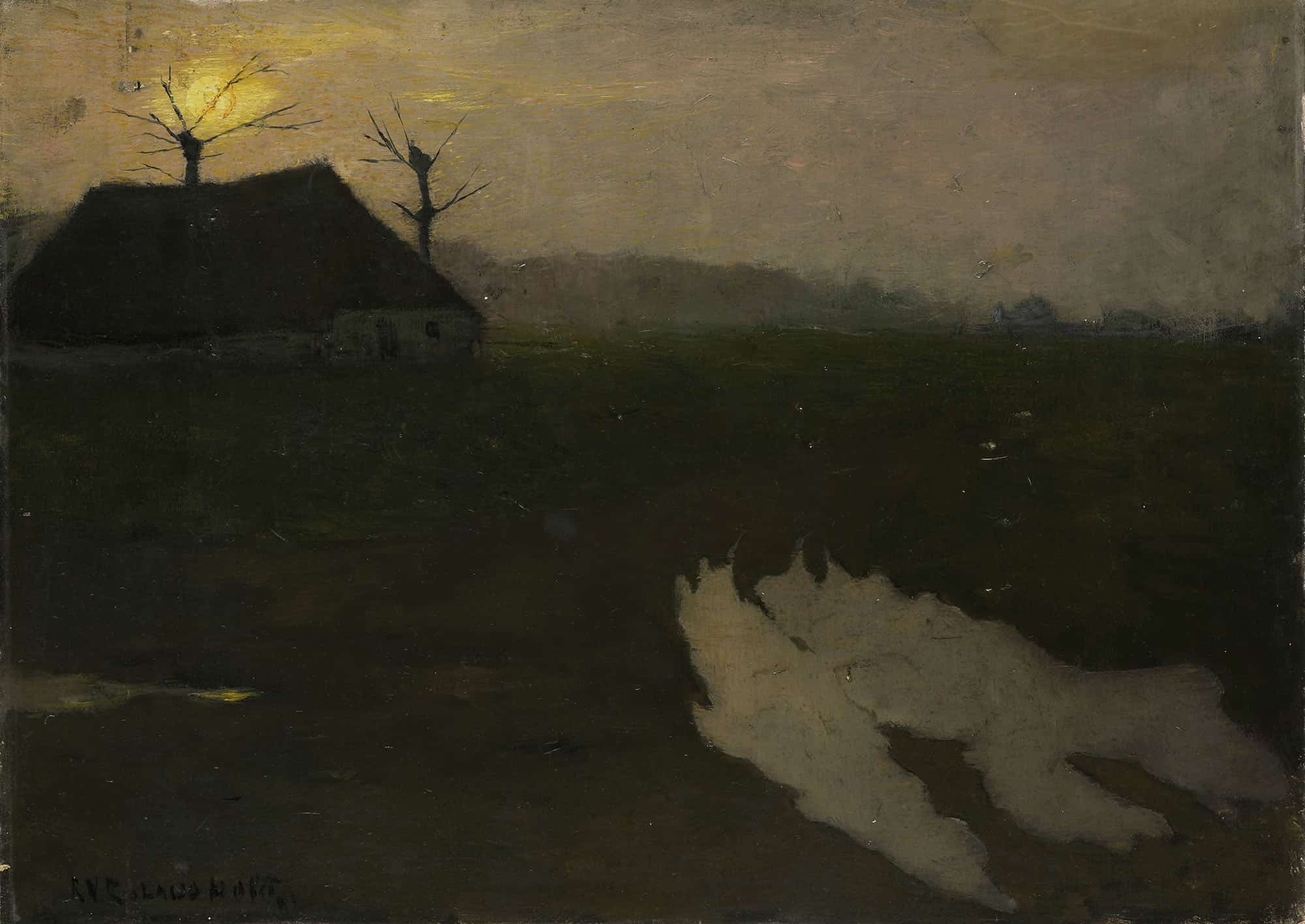 Landscape By Moonlight by Richard Nicolaus Roland Holst