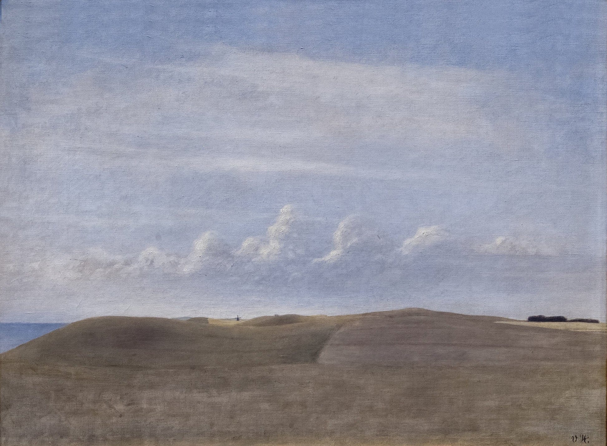 Landscape by Vilhelm Hammershoi