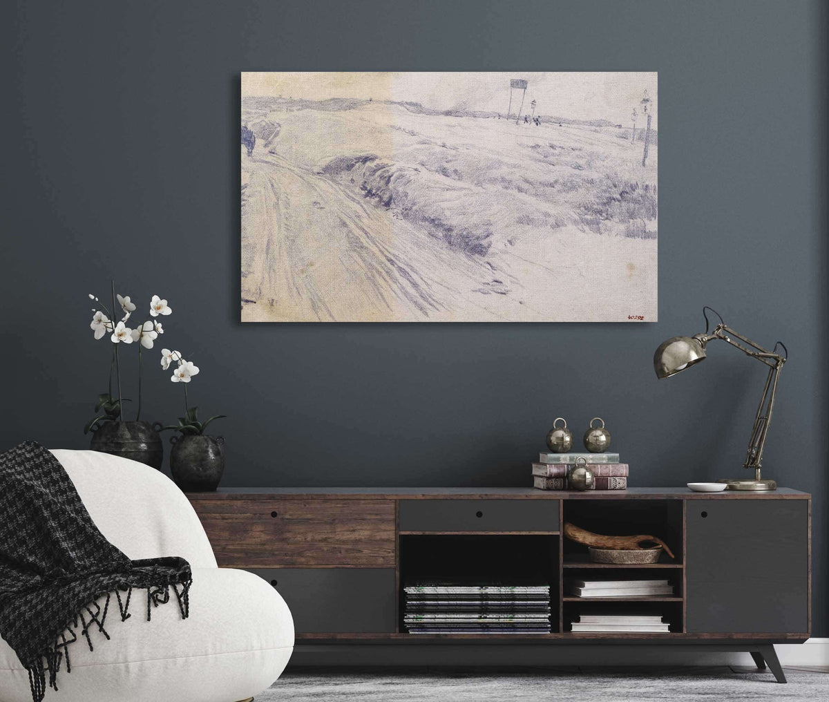 Landscape City Outskirts by Santiago Rusinol