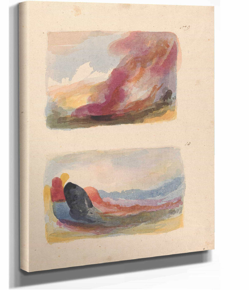 Landscape Color Wash Titian No Landscape Color Wash Rubens No by Thomas Sully