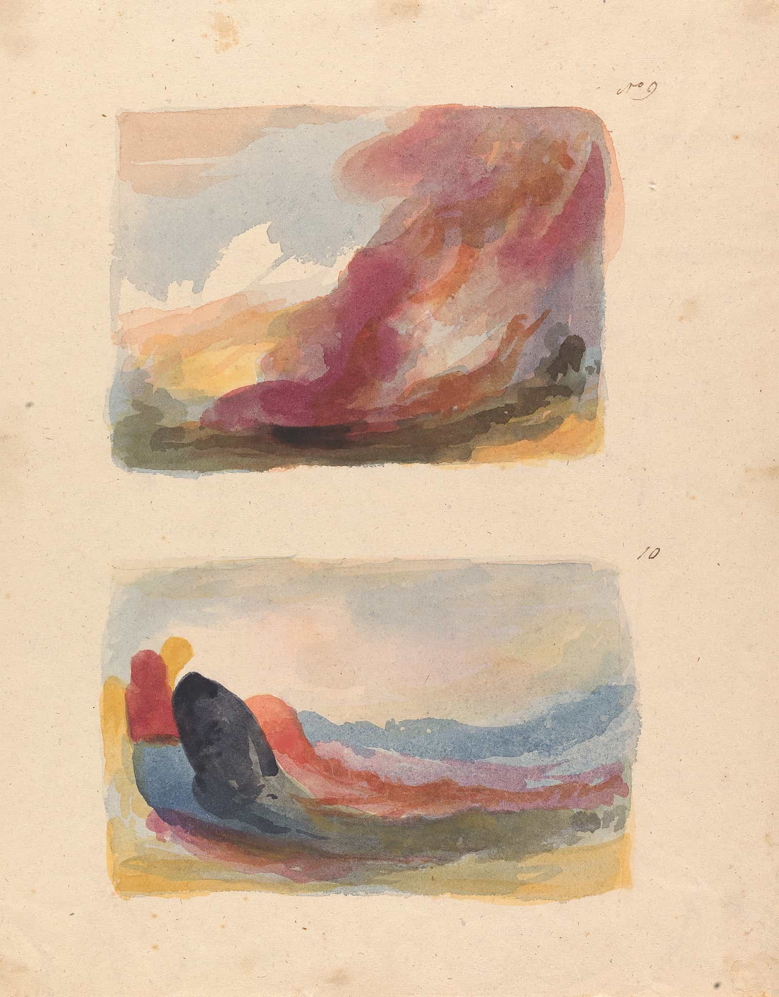 Landscape Color Wash Titian No Landscape Color Wash Rubens No by Thomas Sully