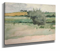 Landscape Fields by Edwin Austin Abbey