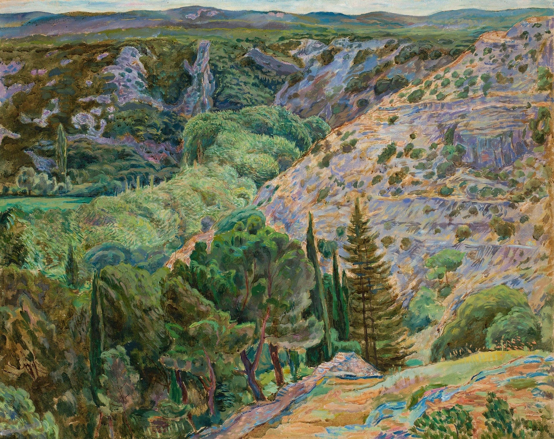 Landscape From Angles by Zygmunt Waliszewski