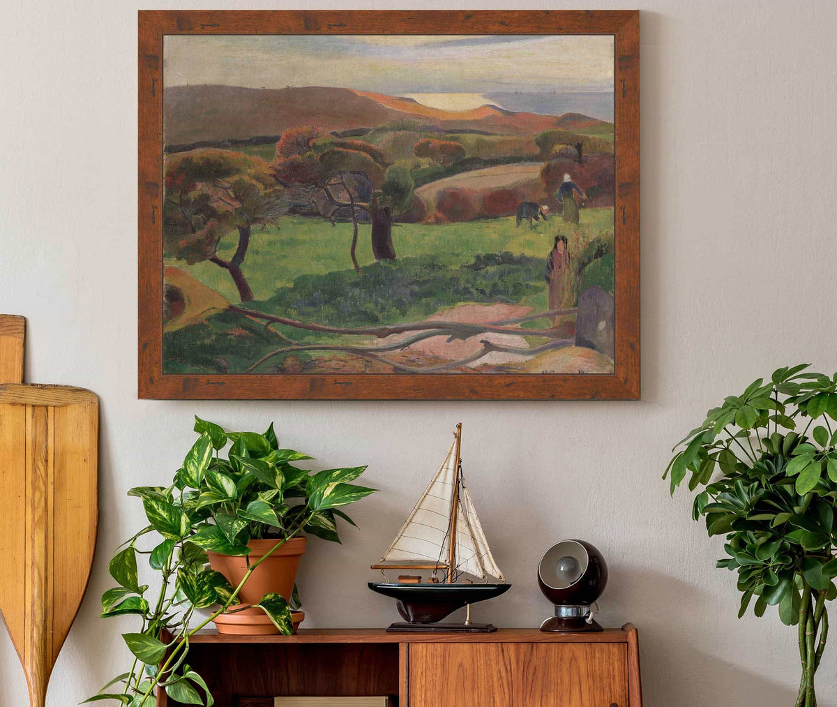 Landscape From Bretagne by Paul Gauguin
