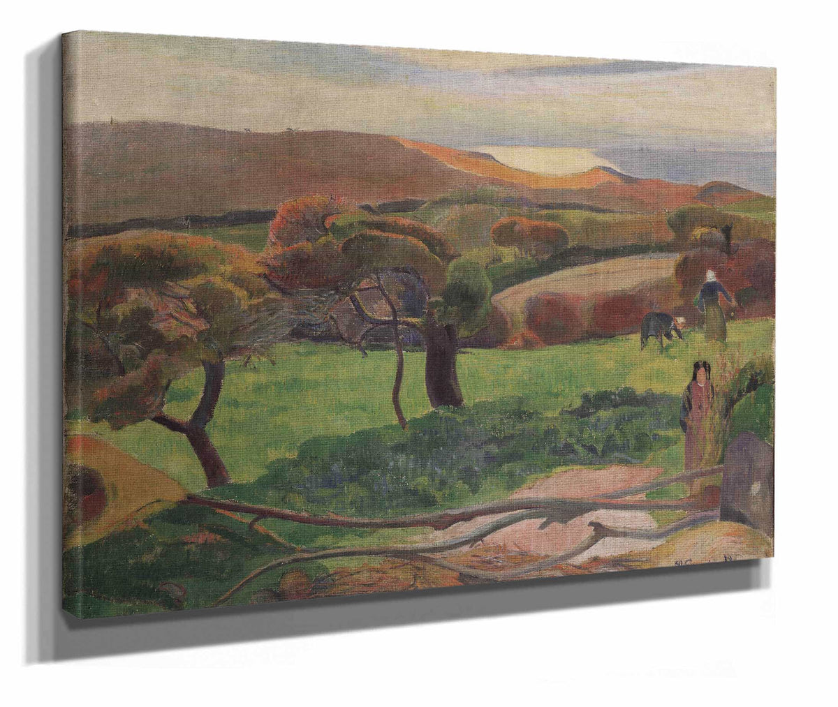Landscape From Bretagne by Paul Gauguin