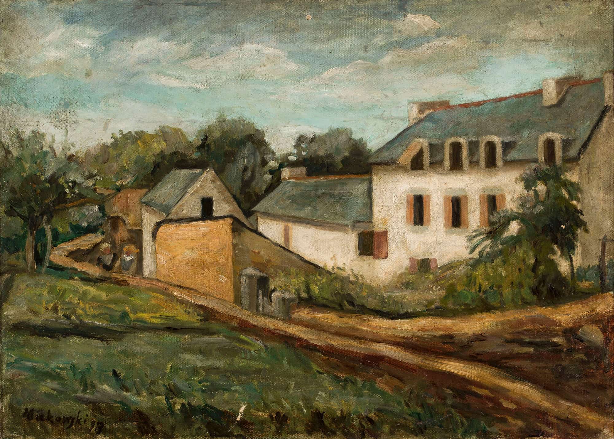 Landscape From Le Pouldu by Tadeusz Makowski