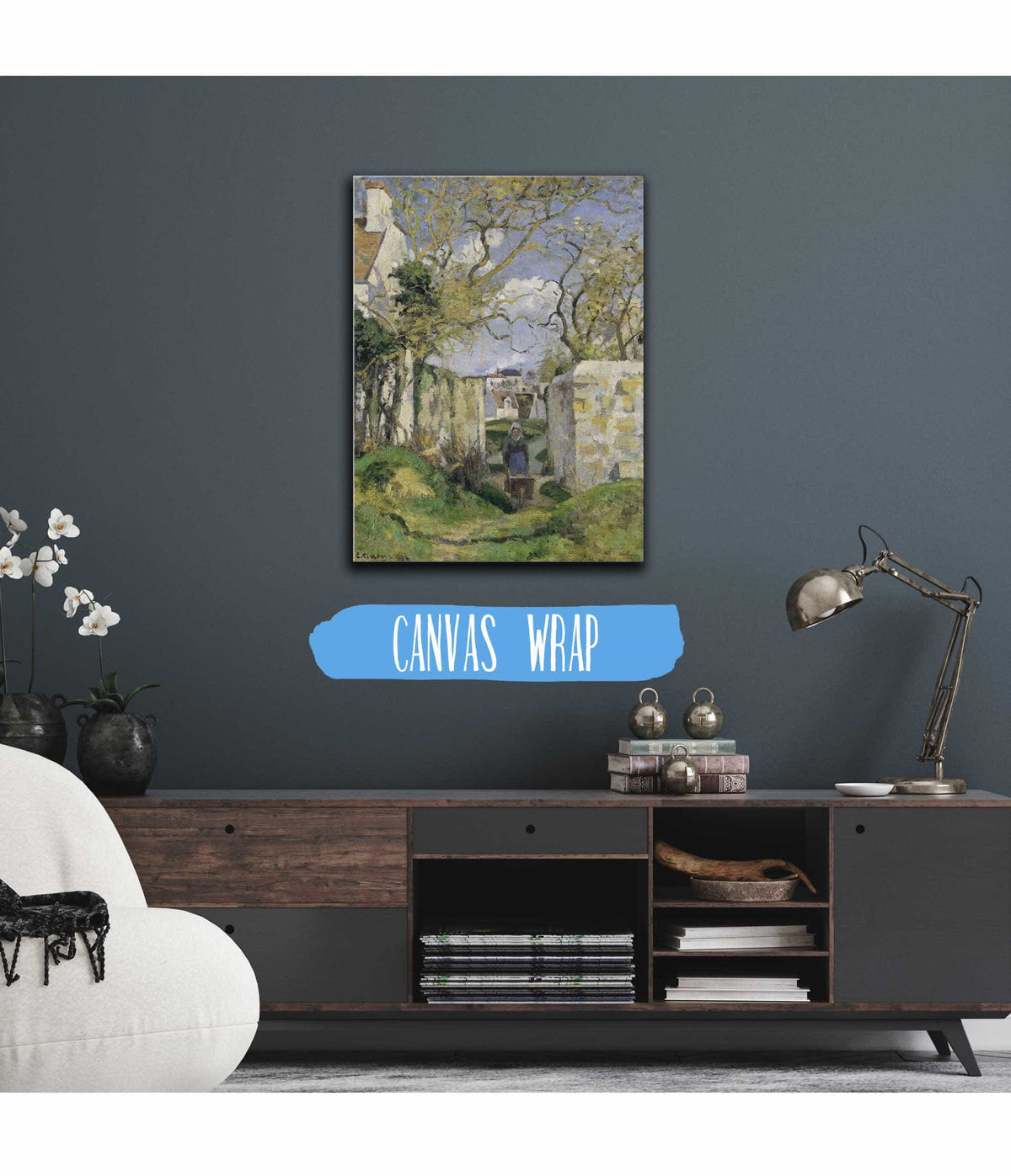 Landscape From Pontoise by Camille Pissarro