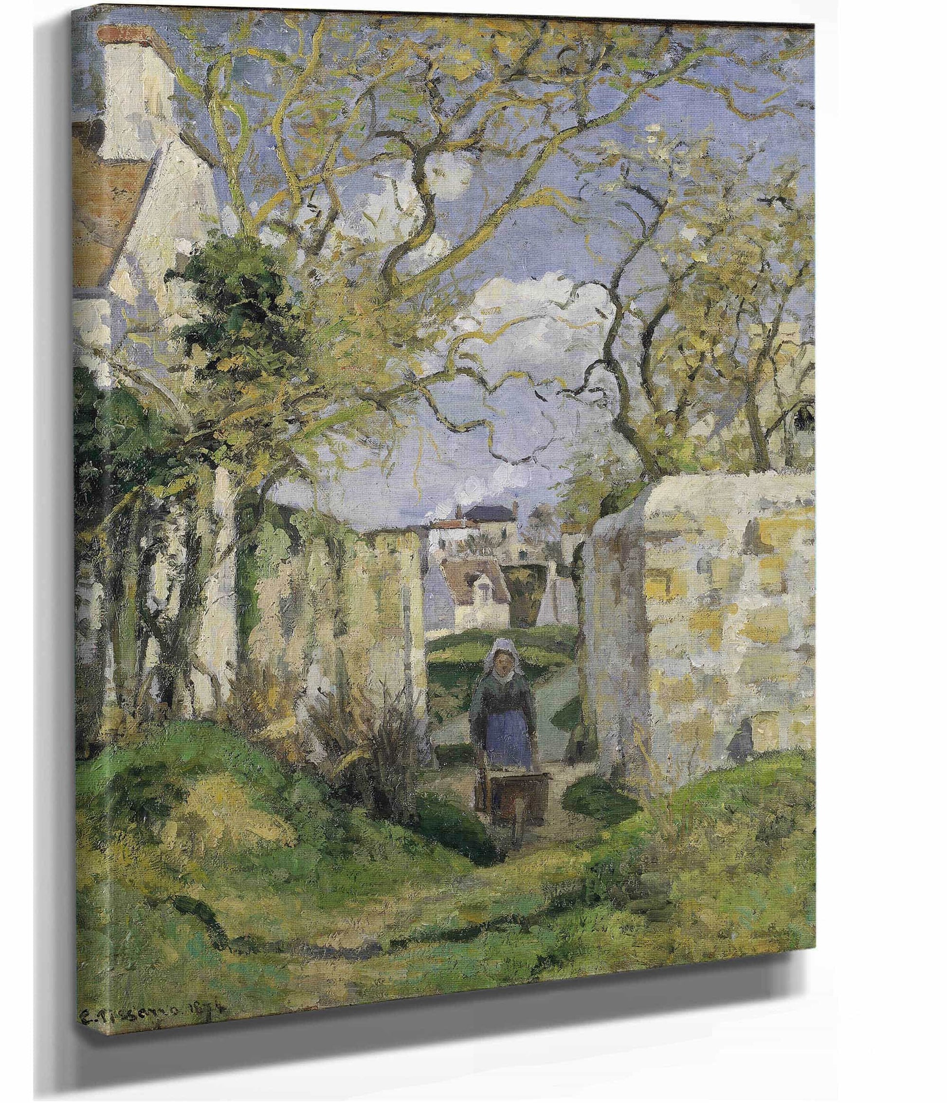 Landscape From Pontoise by Camille Pissarro
