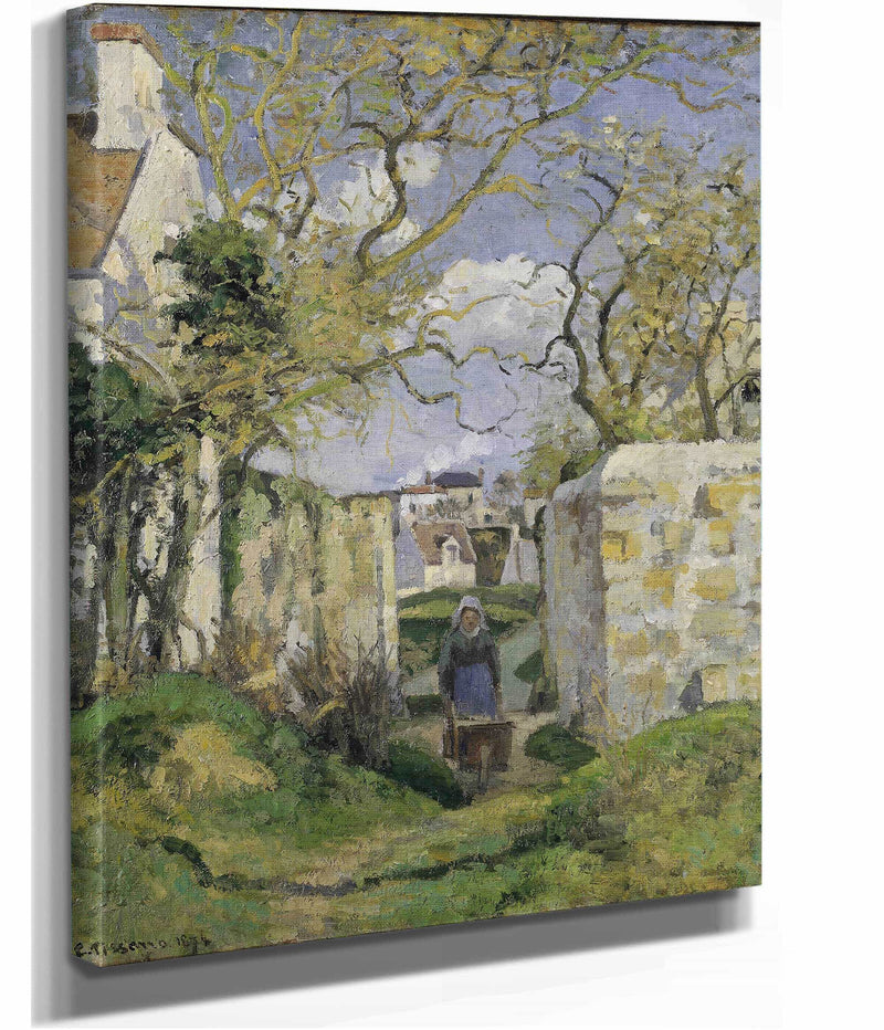Landscape From Pontoise by Camille Pissarro