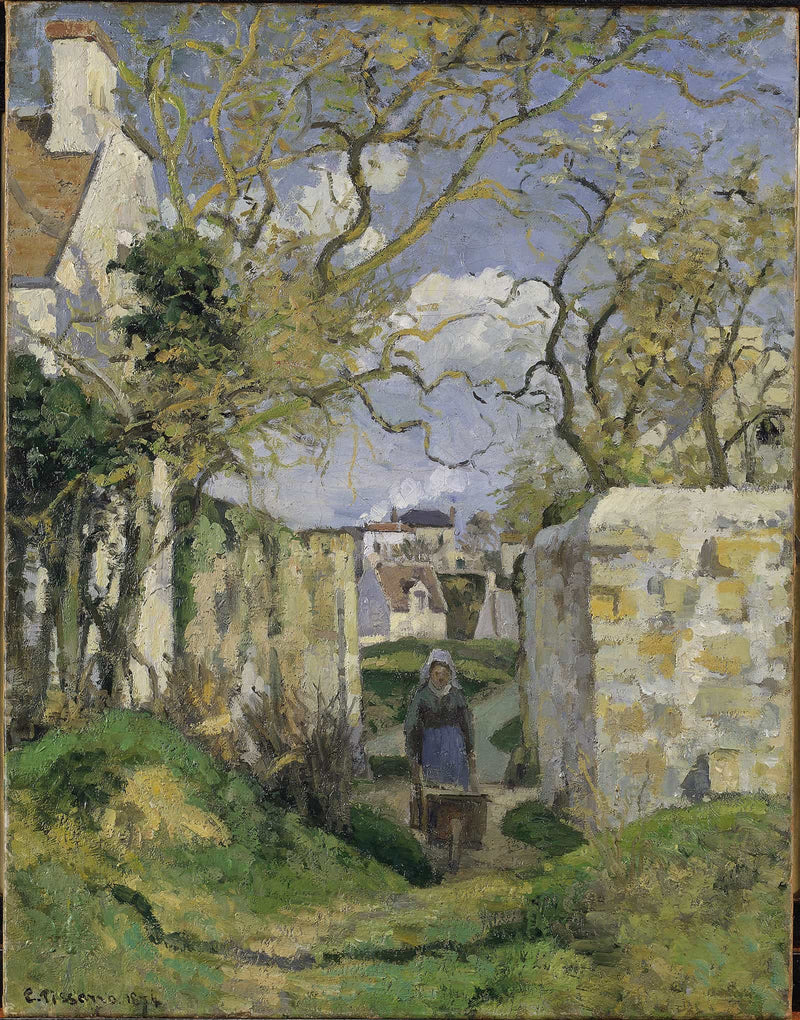 Landscape From Pontoise by Camille Pissarro