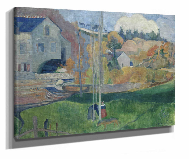 Landscape In Brittany The David Mill by Paul Gauguin
