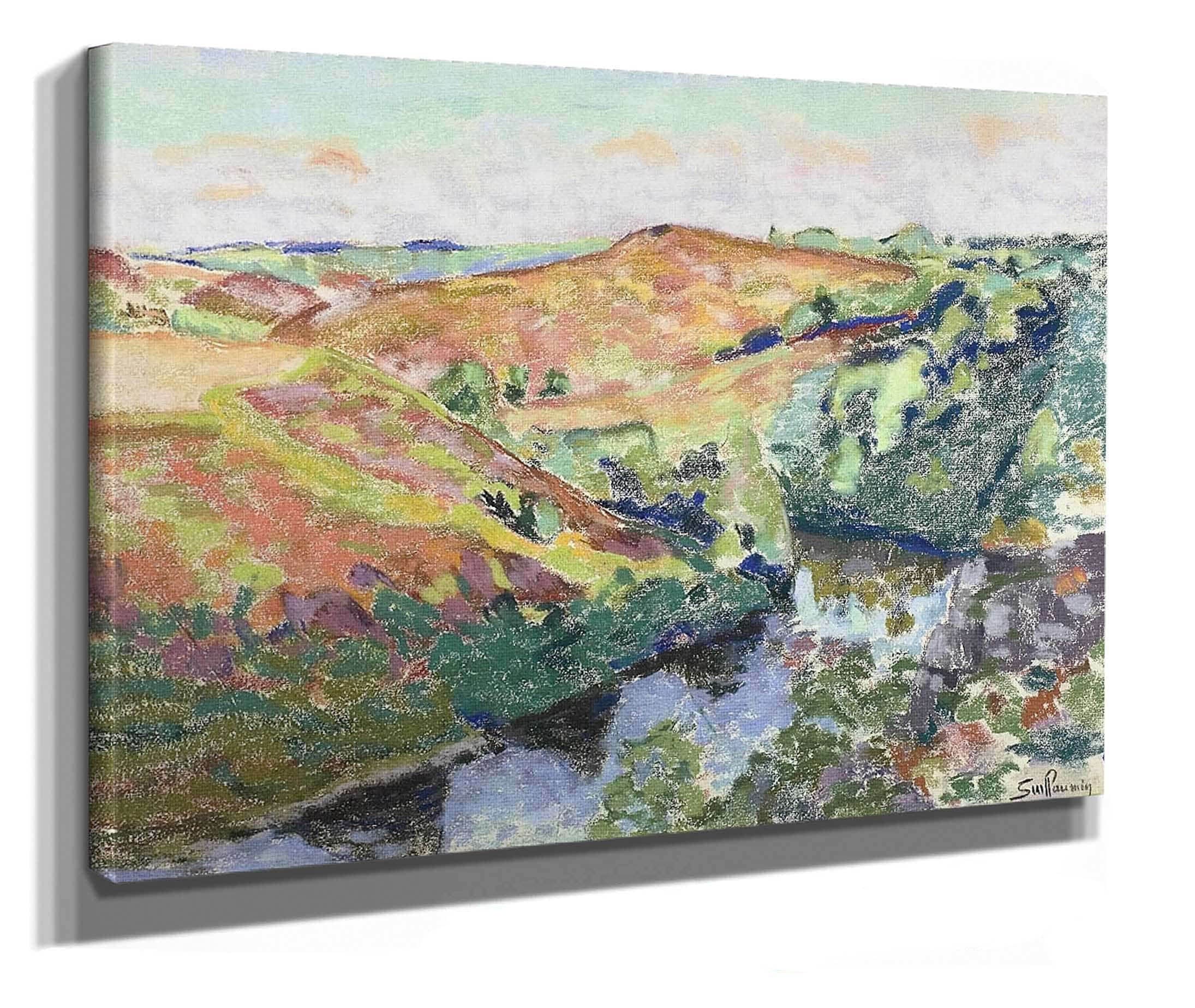 Landscape In Crozant  by Armand Guillaumin