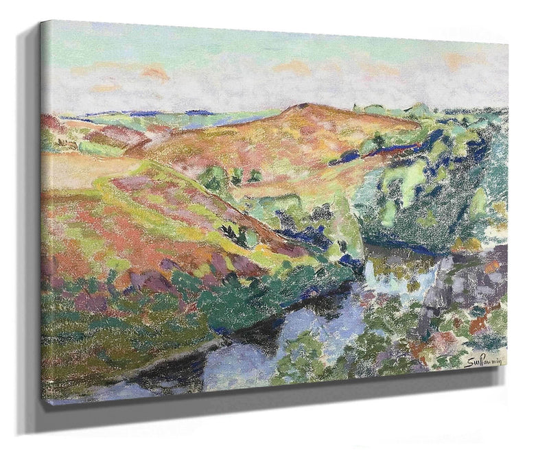 Landscape In Crozant  by Armand Guillaumin