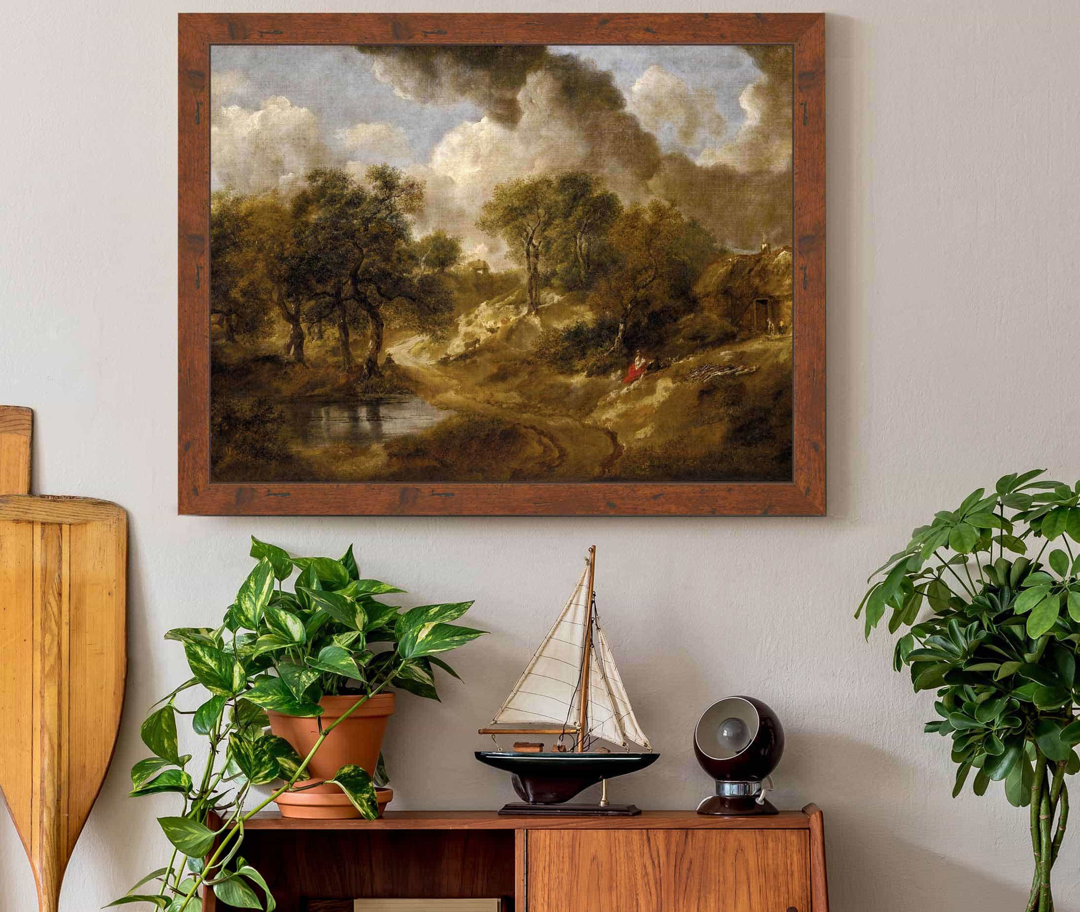 Landscape In Suffolk by Thomas Gainsborough