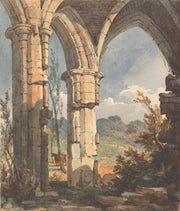Landscape Looking Through Ruined Archway by Thomas Sully