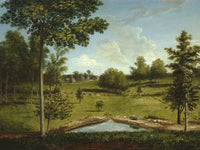 Landscape Looking Toward Sellers Hall From Mill Bank By Charles Willson Peale