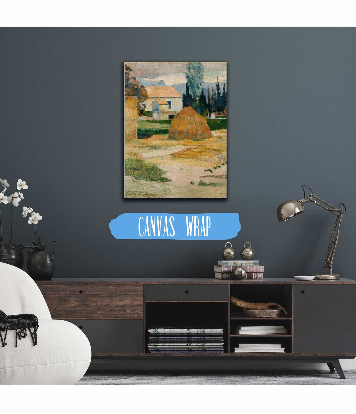 Landscape Near Arles by Paul Gauguin