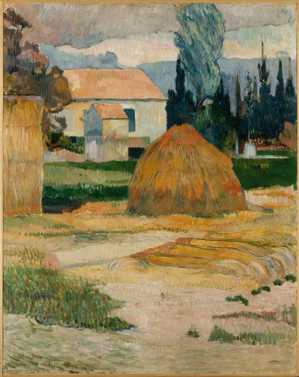 Landscape Near Arles by Paul Gauguin