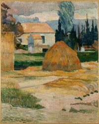 Landscape Near Arles by Paul Gauguin