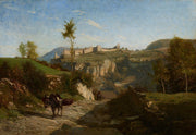 Landscape Near Cremieu by Charles Francois Daubigny
